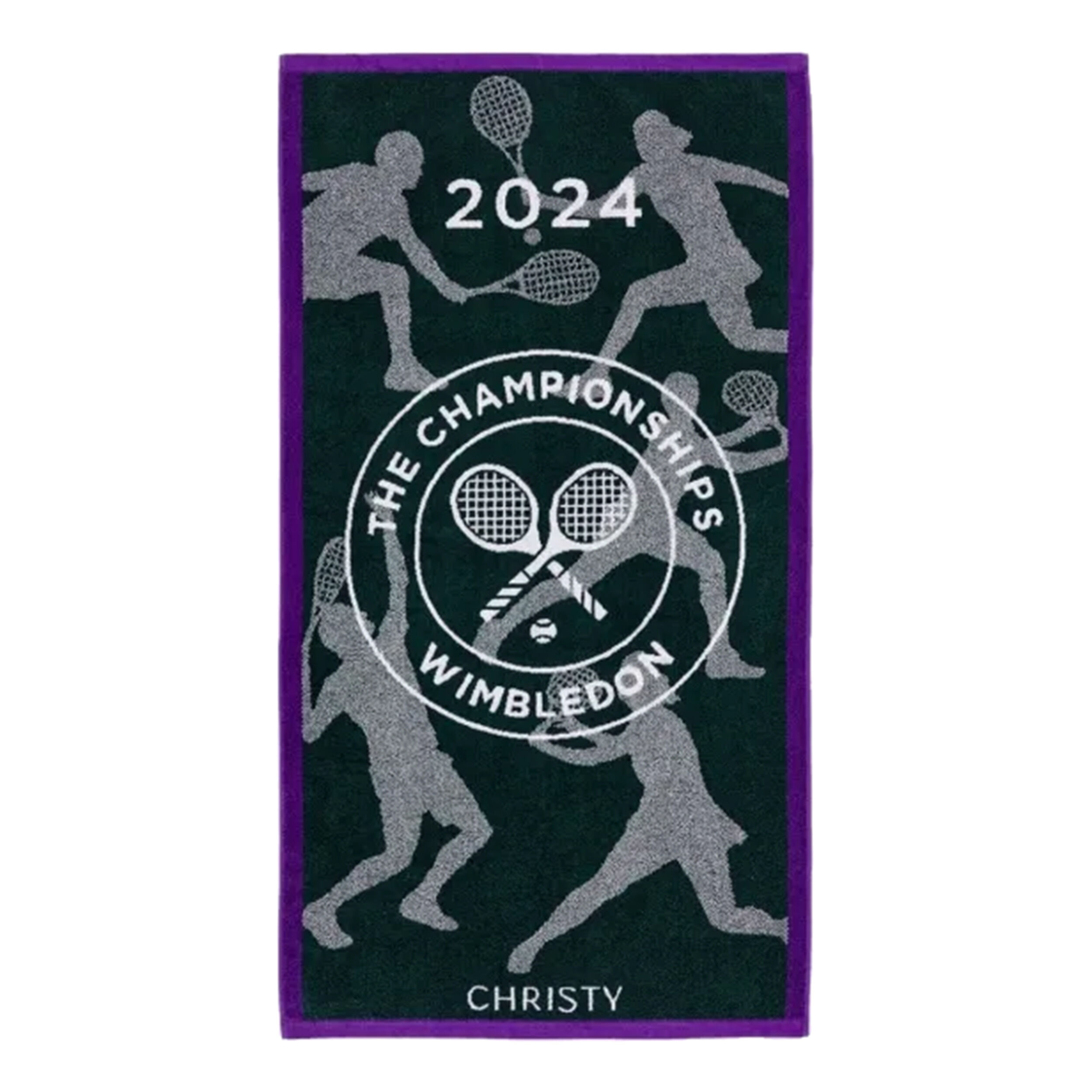 Wimbledon Champ Handtuch - Grün, Lila