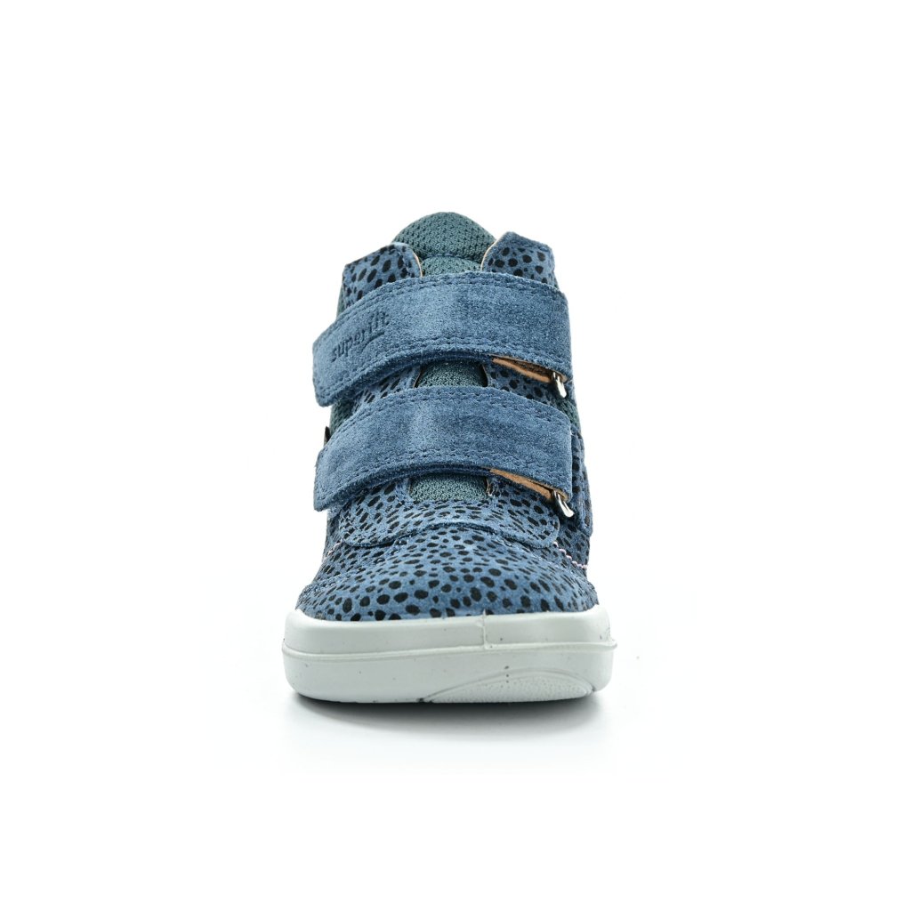 Superfit Superfree Nappa Hellblau/Lila Barfußstiefeletten