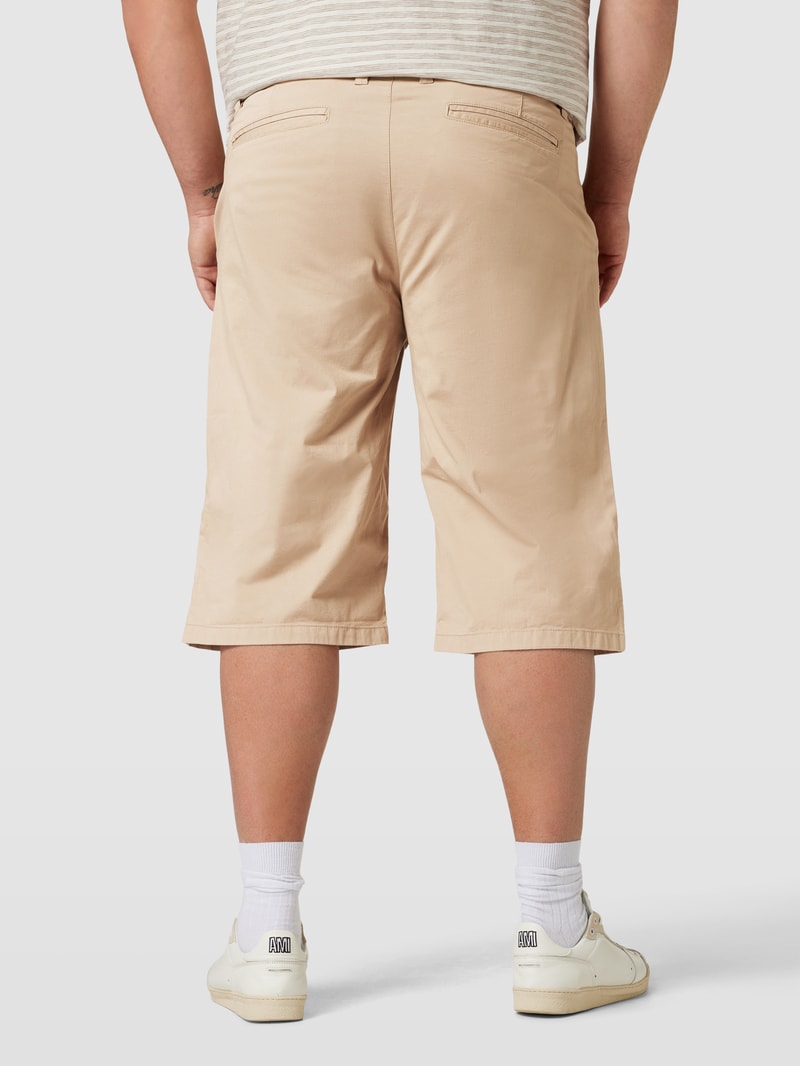 PLUS SIZE Chino-Shorts mit Gesäßtaschen in beige