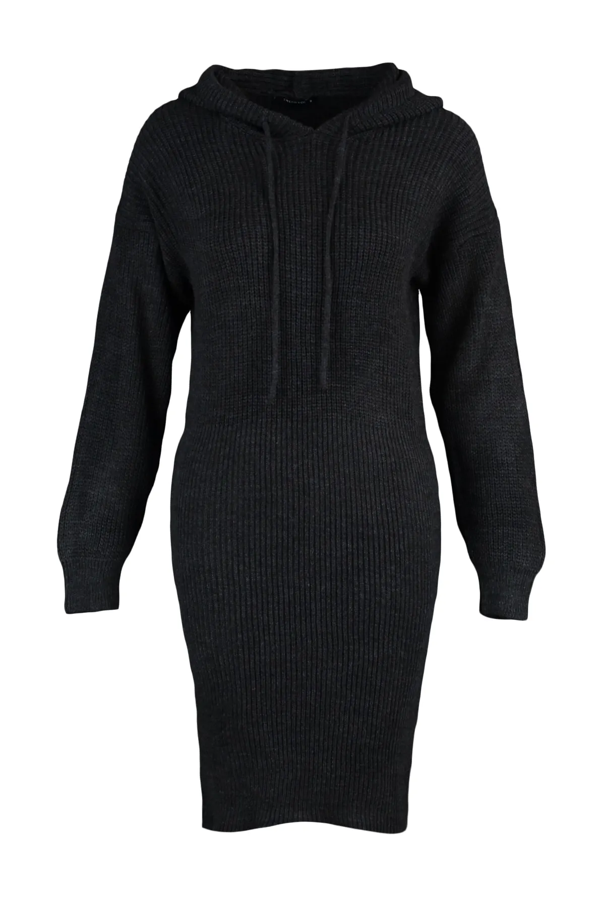 Trendyol Collection  Anthrazit Anthrazit Mini Strickkleid TWOAW23EL00075 Kleid TWOAW23EL00075
