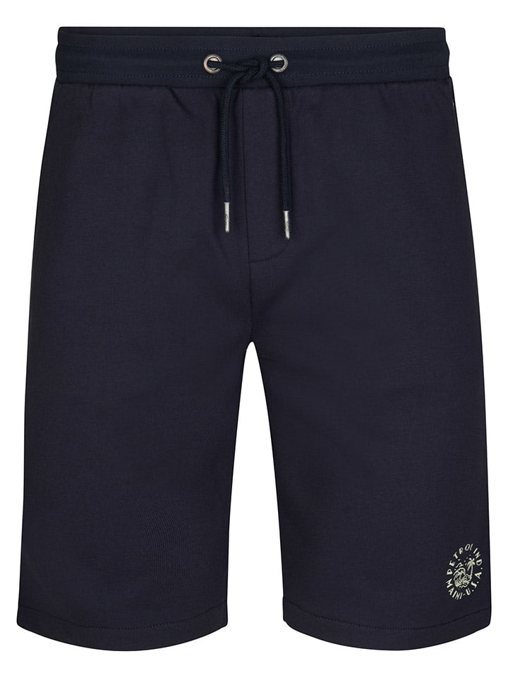 Petrol Sweatshorts in Dunkelblau günstig kaufen