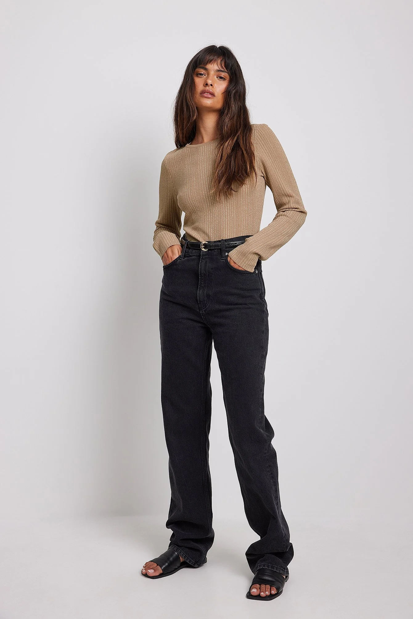 Lurex strick-Top
