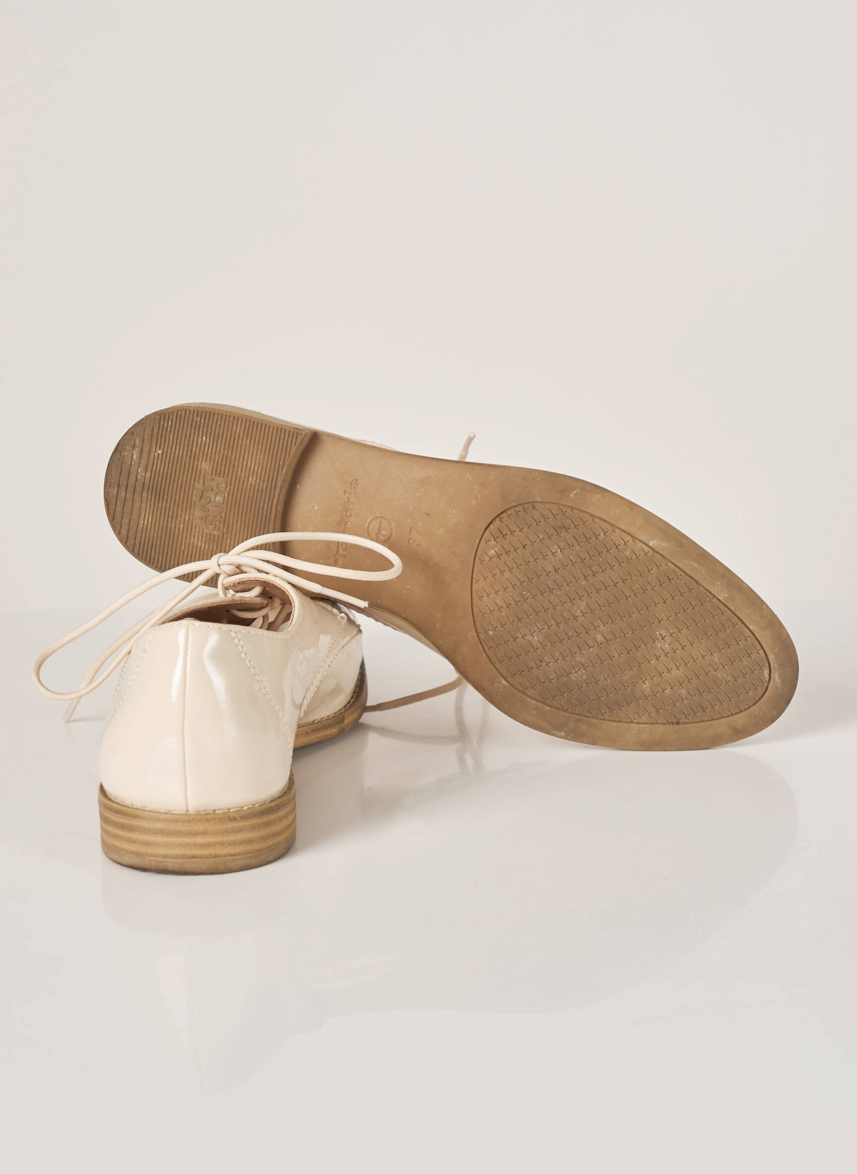 Tamaris Derby Femme couleur beige