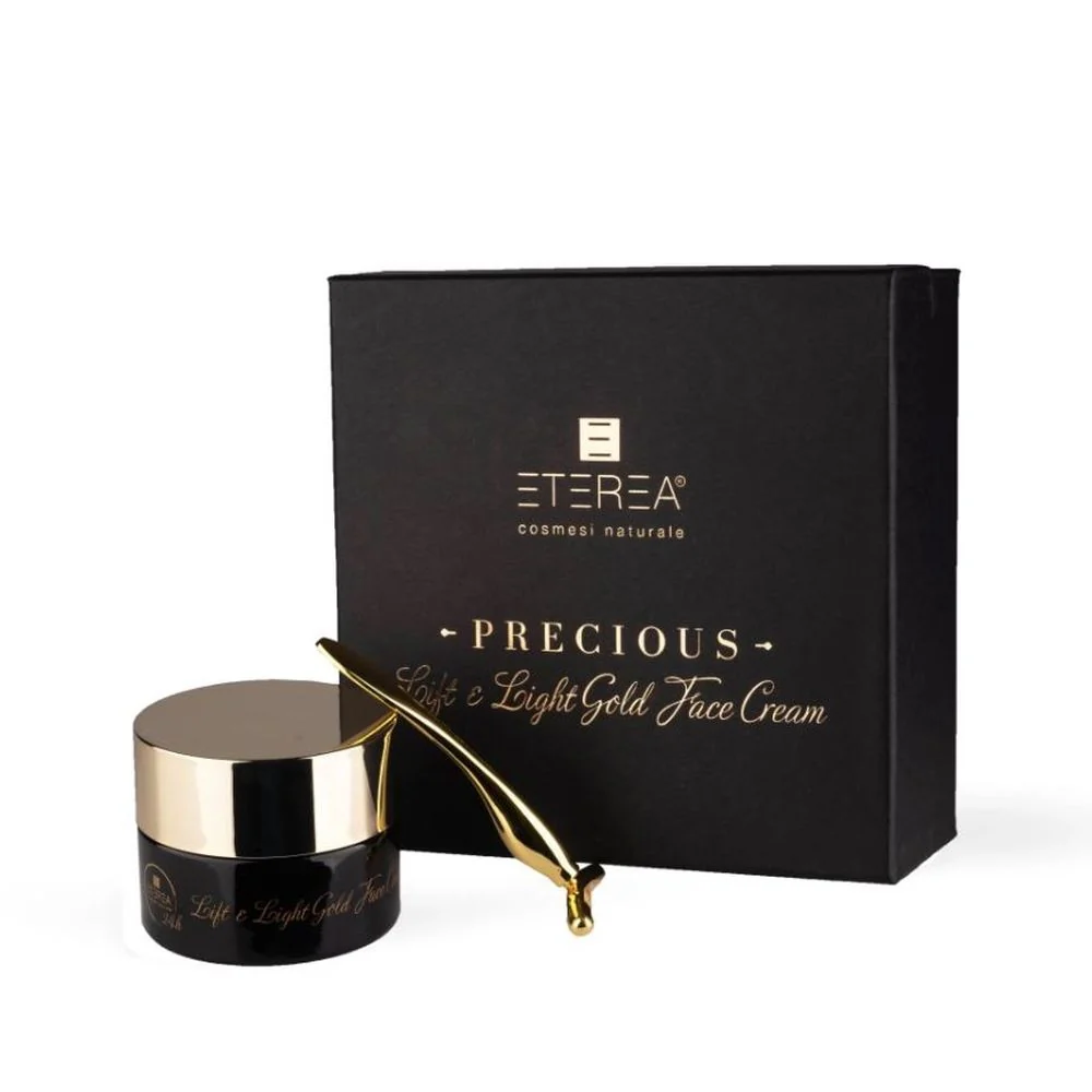Crema facial Precious Lift & Light Gold + Herramienta - Tratamiento. Lifting facial de 24 horas.
