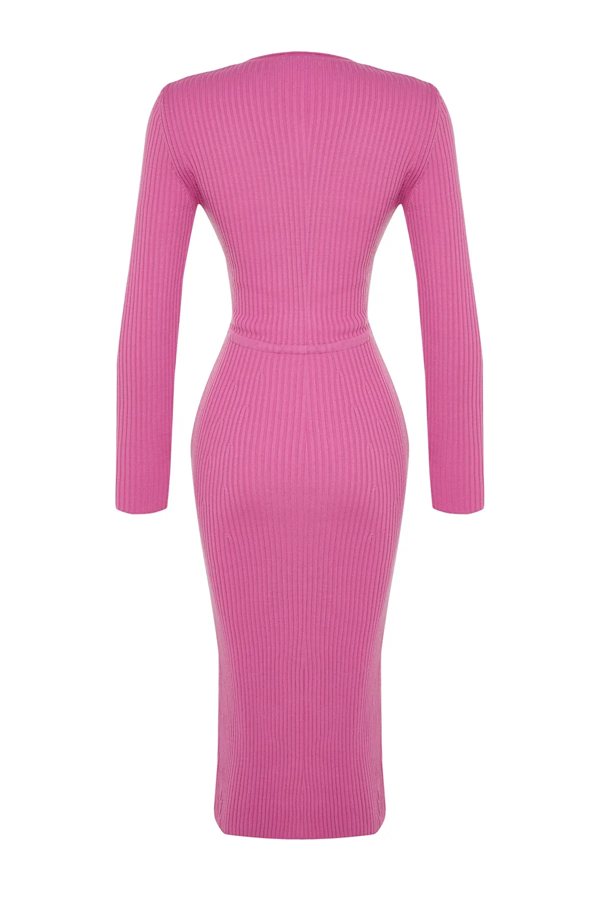 Trendyol Collection  Rosa Midi-Strickkleid TWOAW23EL00535