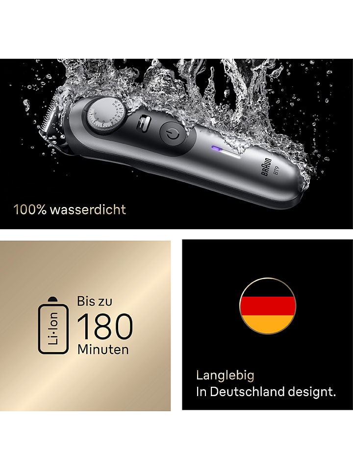 Braun Barttrimmer ''Series 9'' in Chrom günstig kaufen onesize