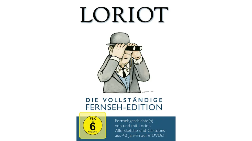 Loriot - Die vollständige Fernseh-Edition  [6 DVDs] (mit Booklet)