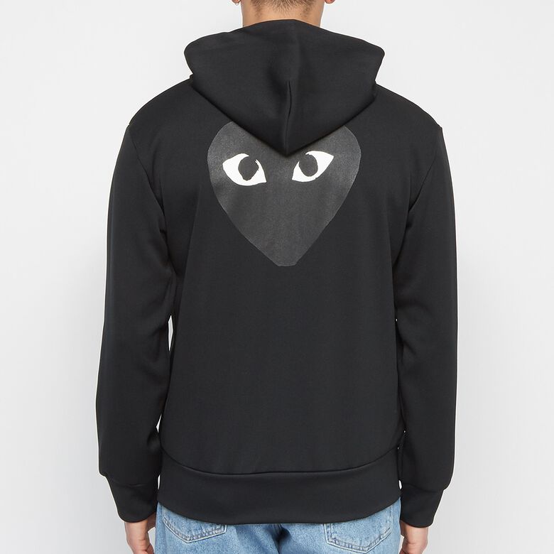Comme des Garcons Play Play Big Heart Sweatshirt black
