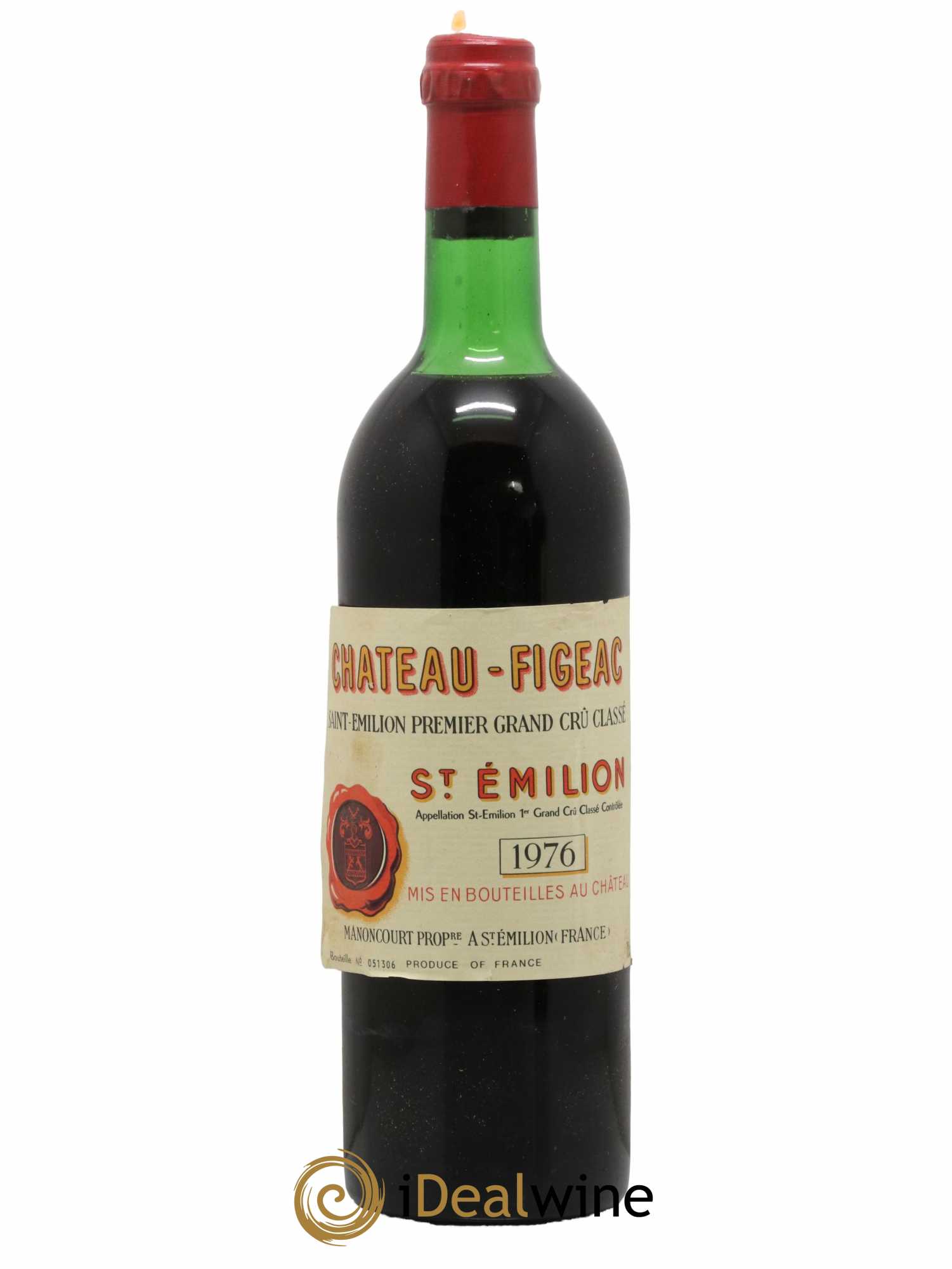 Château Figeac 1er Grand Cru Classé A  1976 - Lot de 1 Bouteille