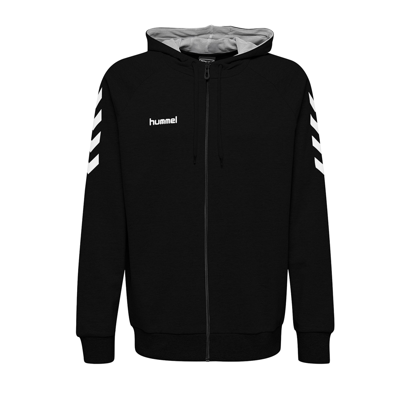 Hummel Cotton Kapuzenjacke Kids Schwarz F2001