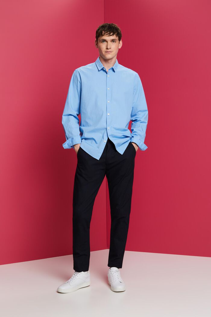 Gebürstete Chinohose