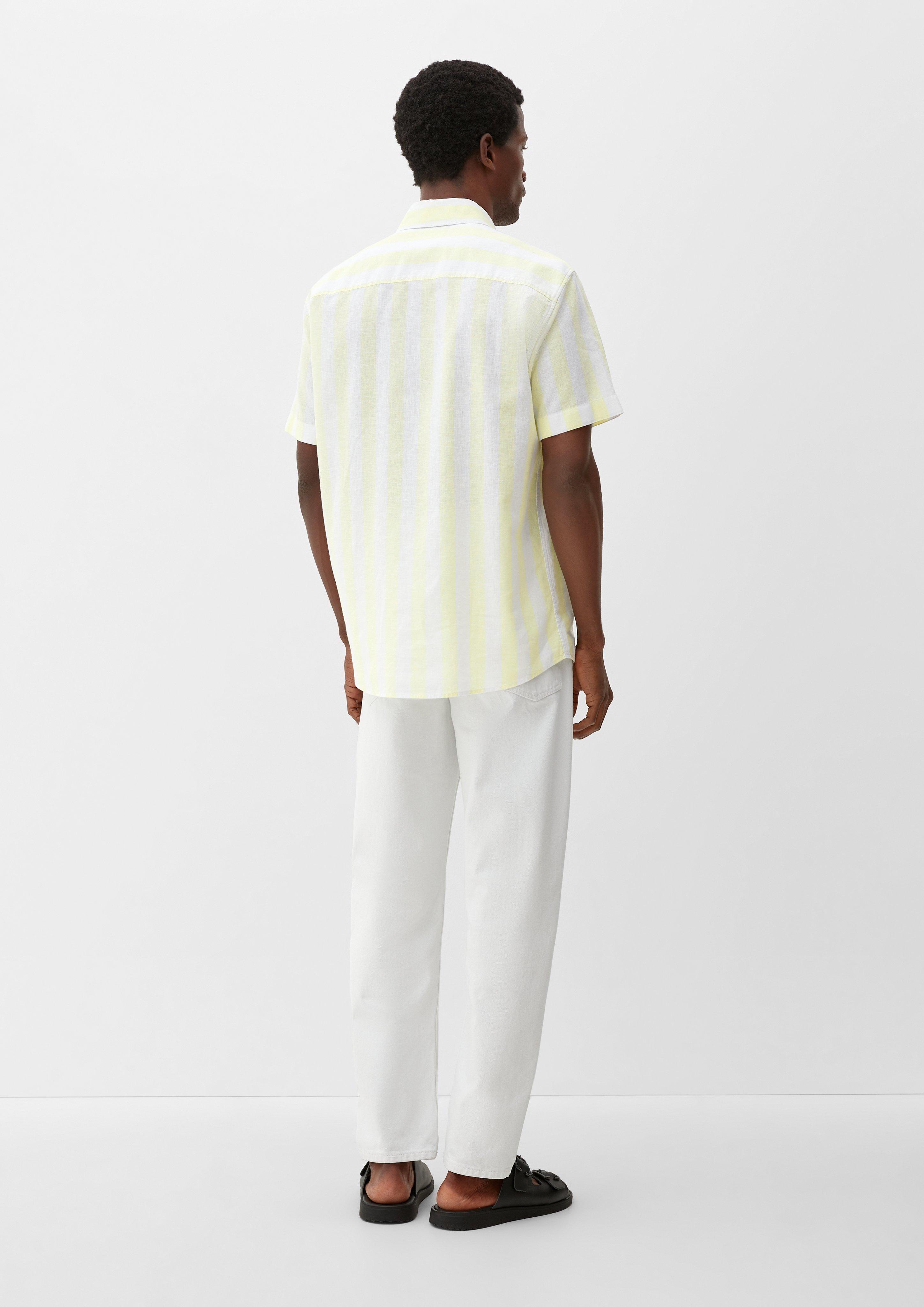 Regular: Button Down-Hemd aus Leinenmix  2130997-70G5