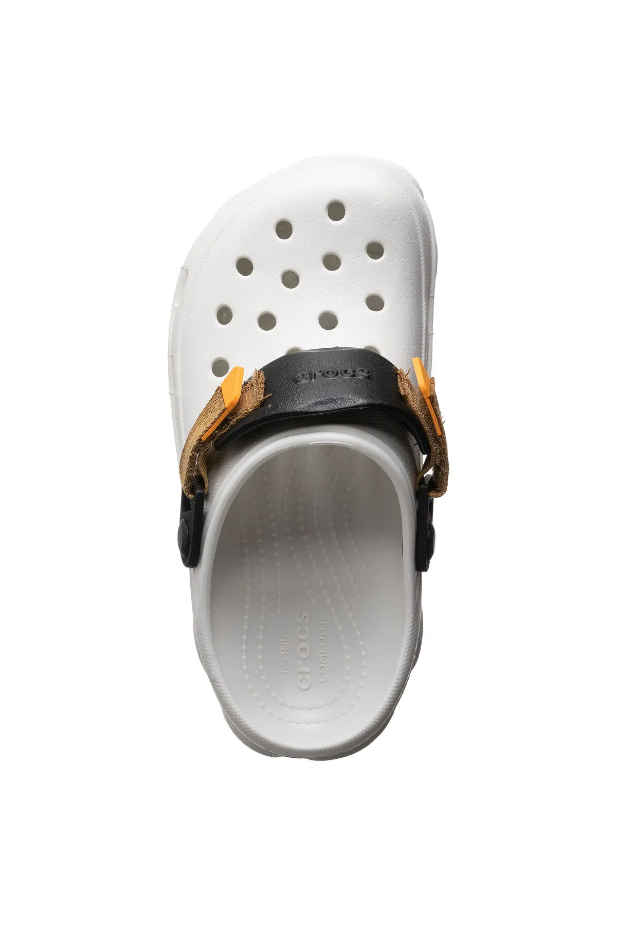 Crocs  Pantolette - Weiß - Flacher Absatz