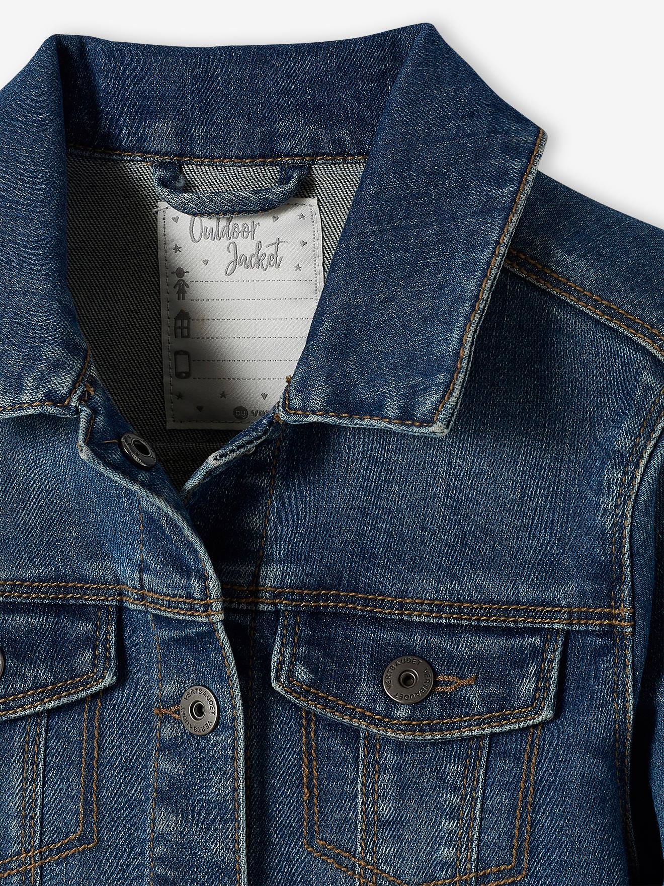 Veste en jean fille stone