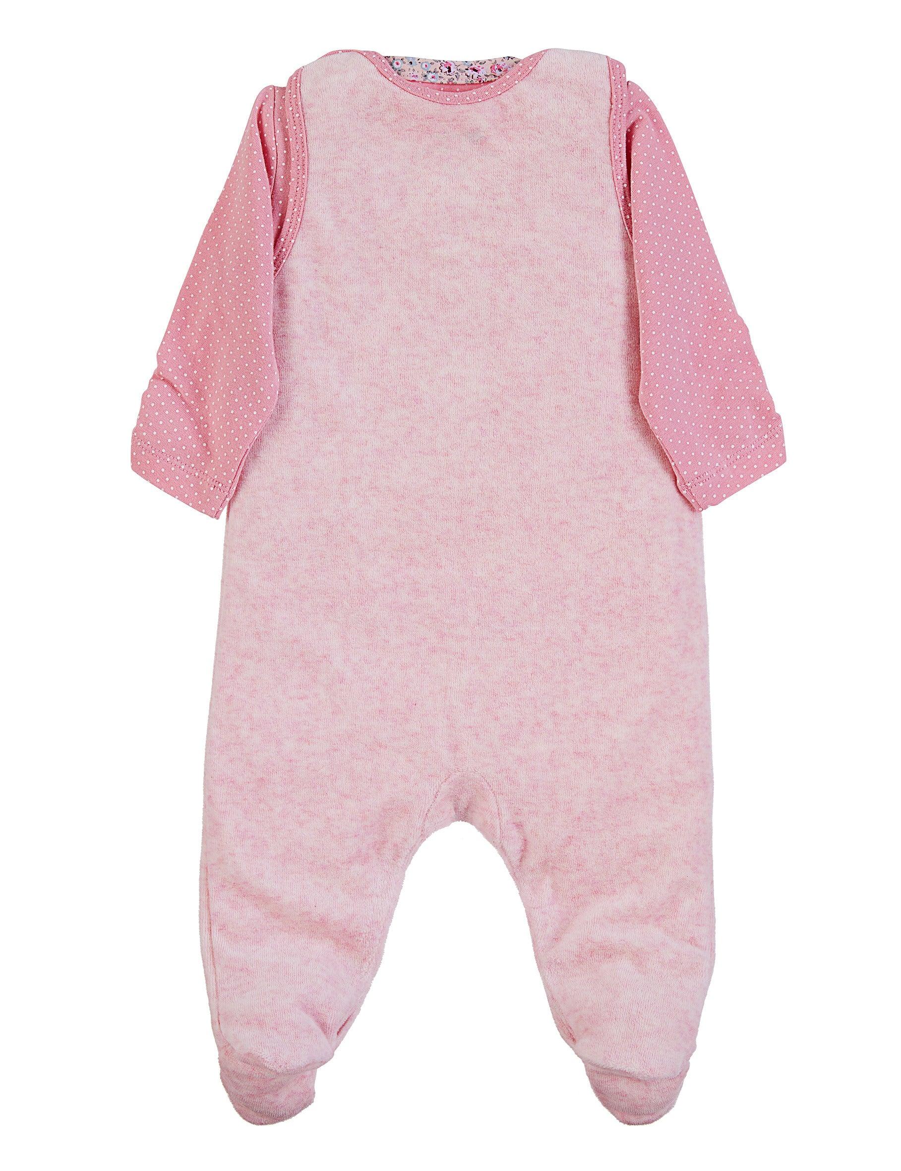 Strampler-Set Nicki Maus Mabel in Rosa