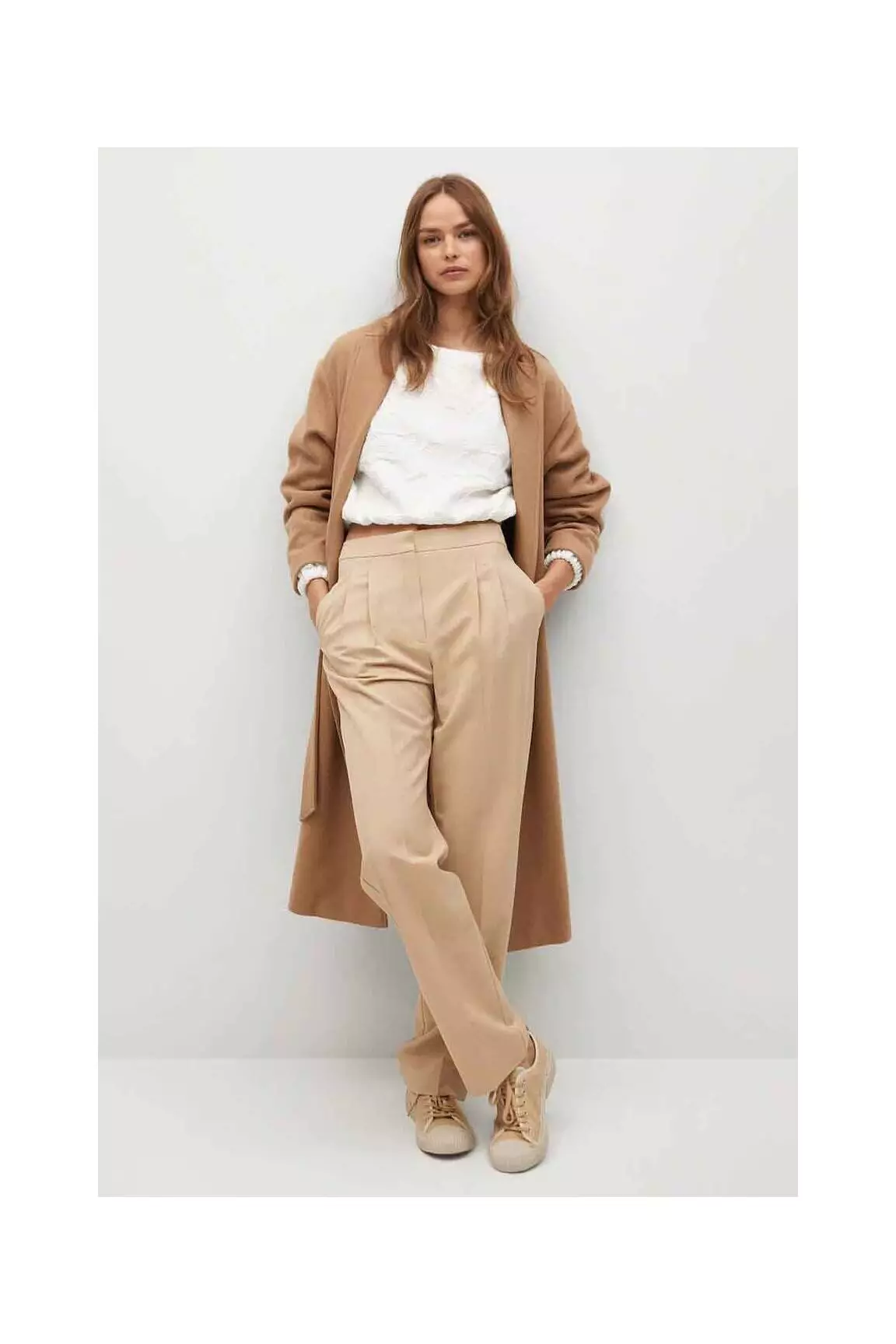 Mango Sweats Femme couleur blanc