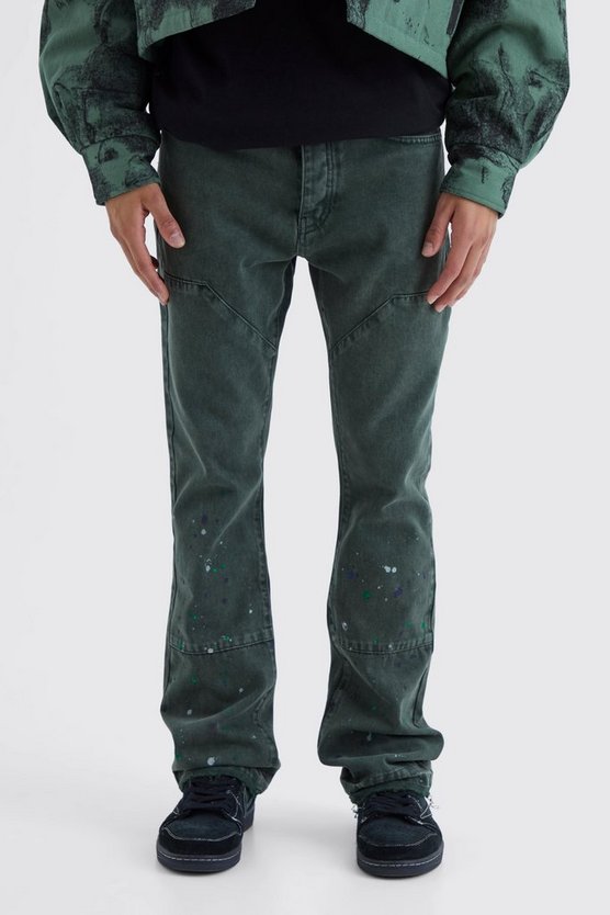 Slim-Fit Schlagjeans