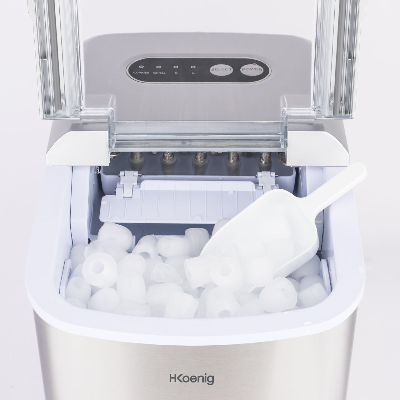 H.Koenig Eiswürfelmaschine KB20, silber