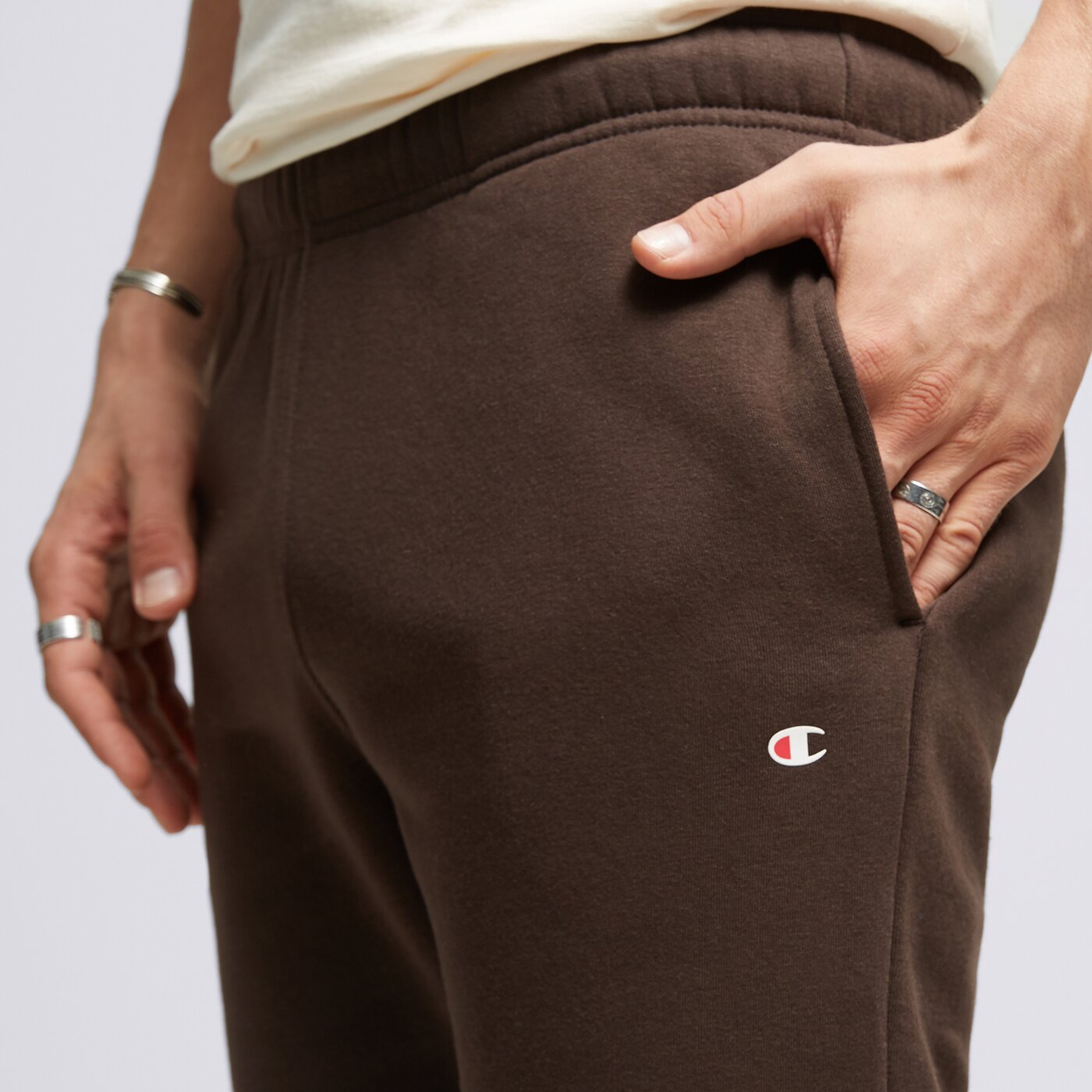 CHAMPION HOSE RIB CUFF PANTS Braun