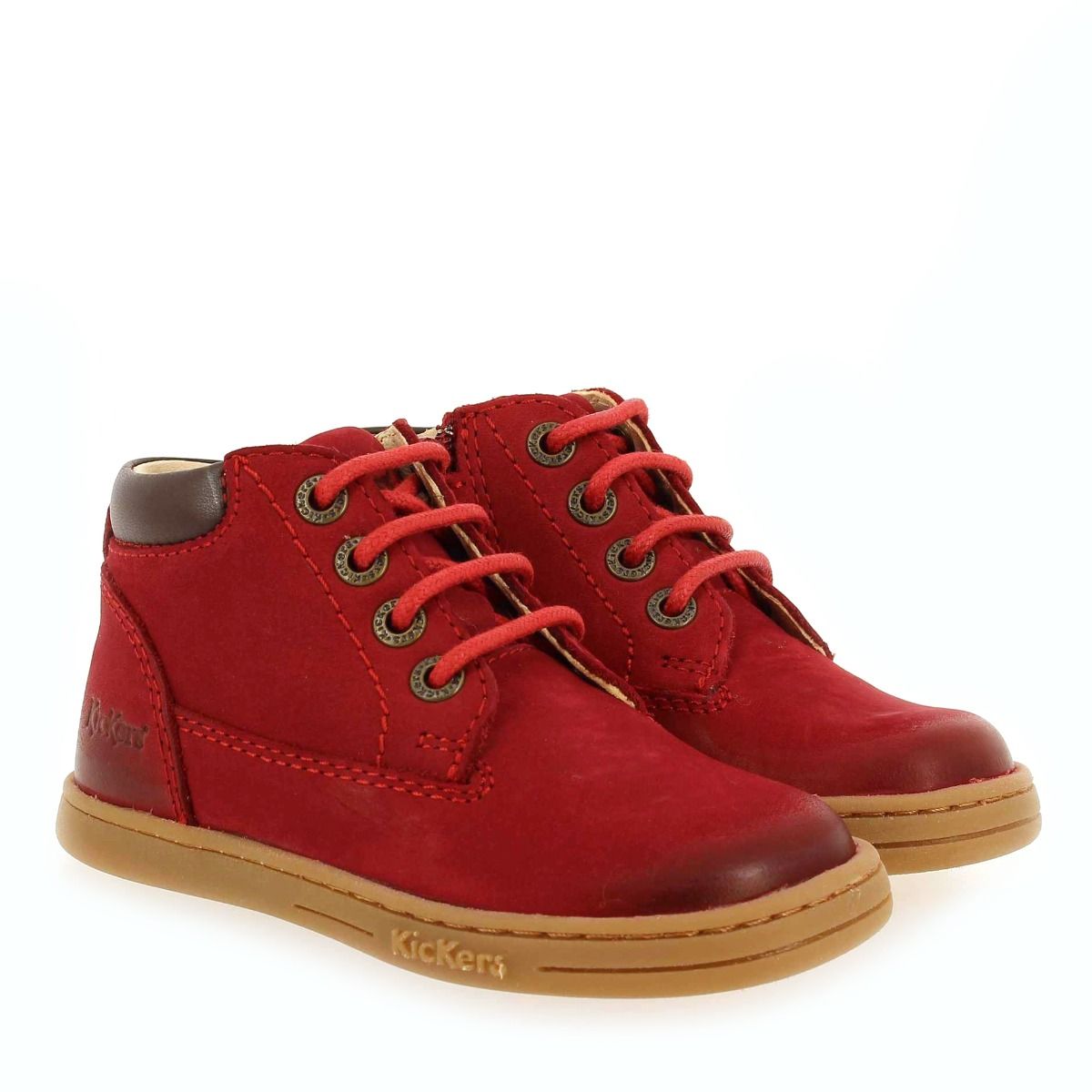 Kickers  TACKLAND  - Rouge Marron