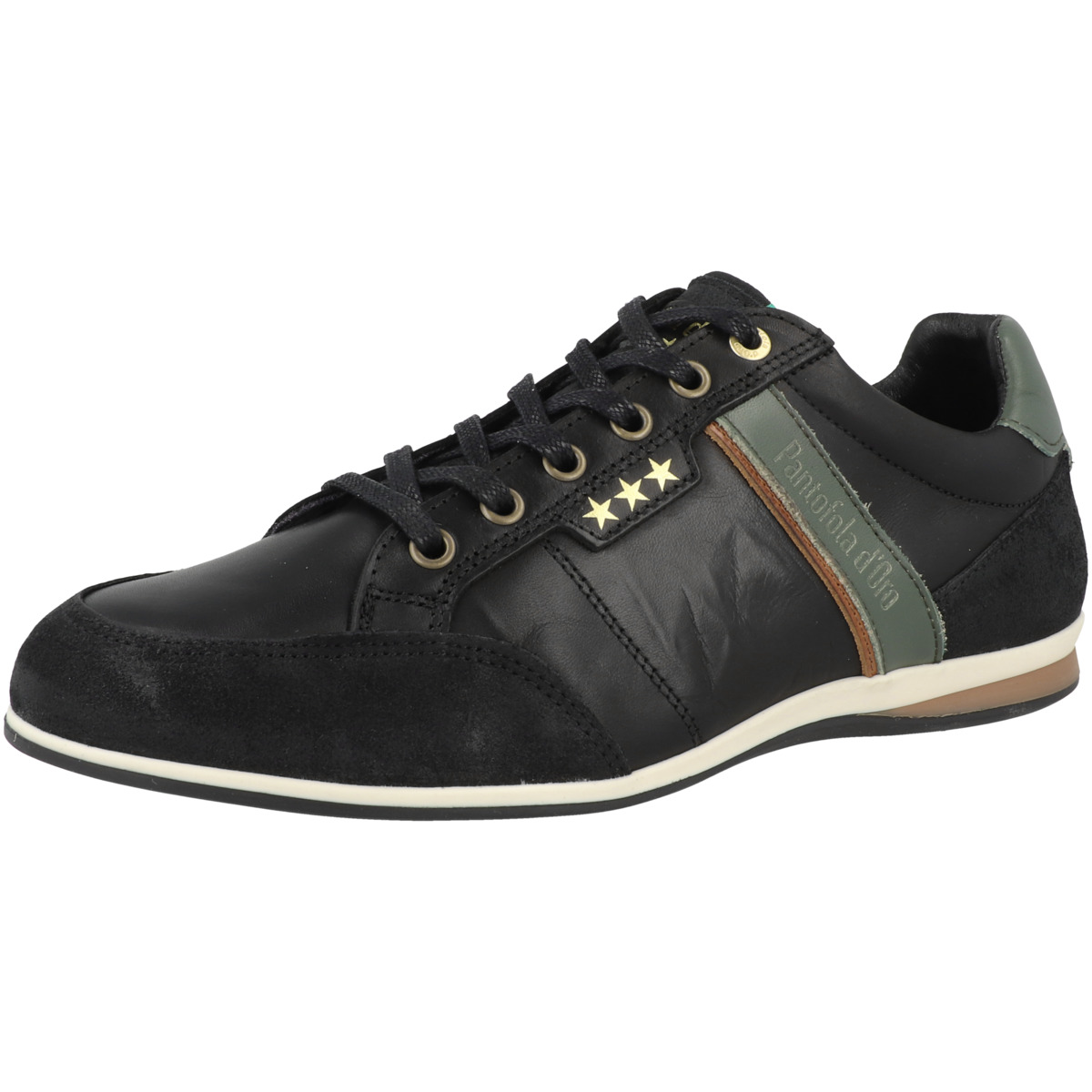 Pantofola d Oro Roma Uomo Low Sneaker Low schwarz