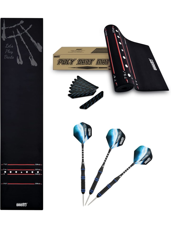 COFI 1453 Dartteppich in Schwarz 300x66 cm in Schwarz günstig kaufen onesize