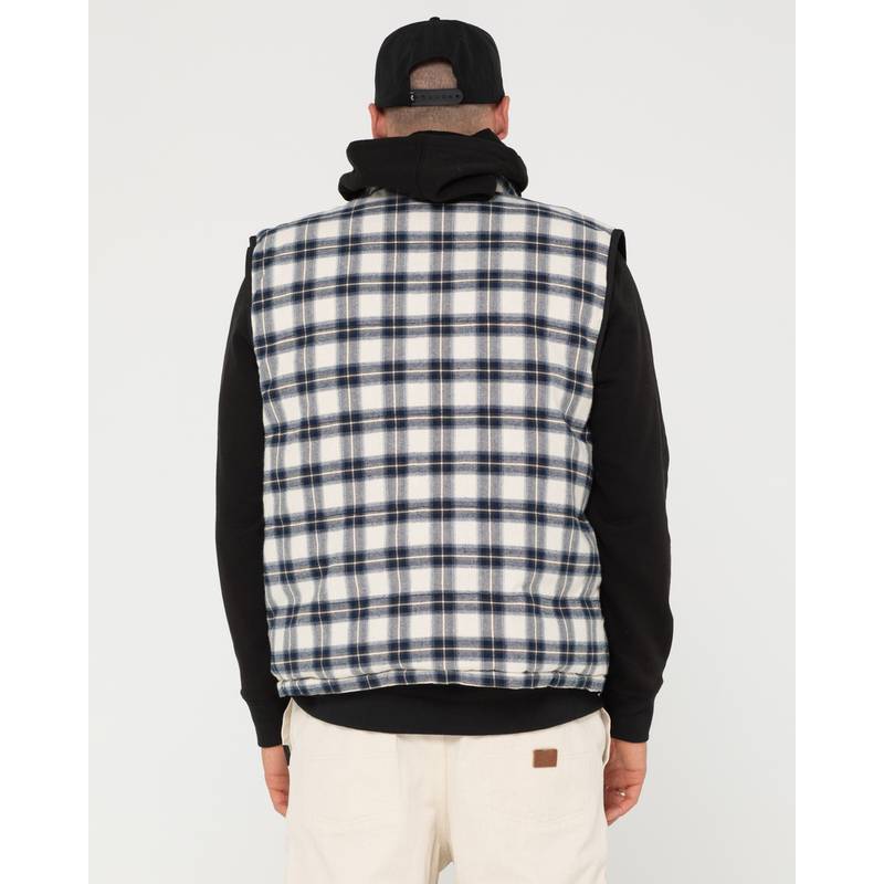 RUSTY ONE HIT REVERSIBLE VEST Steppweste Herren