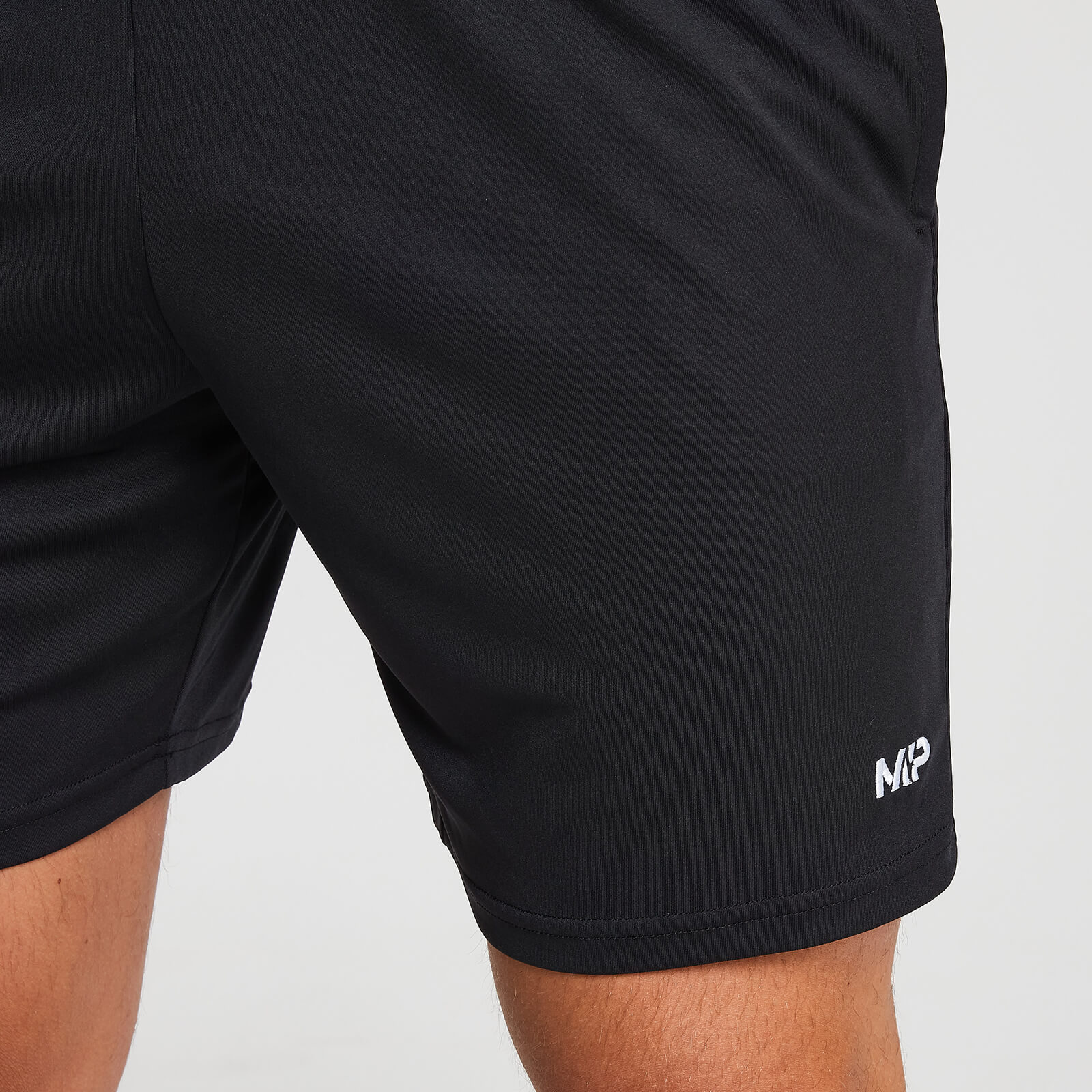 Short d'entraînement en jersey léger essentiel - Noir