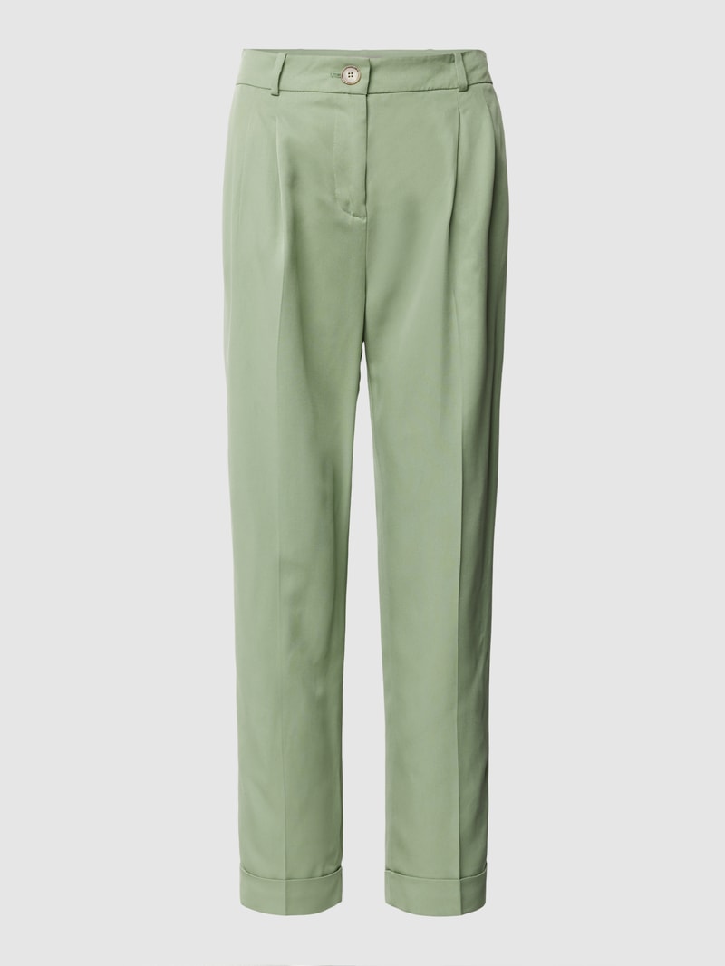 Stoffhose mit Bügelfalten in schilf