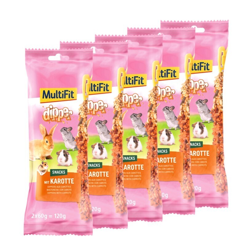 MultiFit Snacks MultiFit Dippers 5x2 Dippers Karotte
