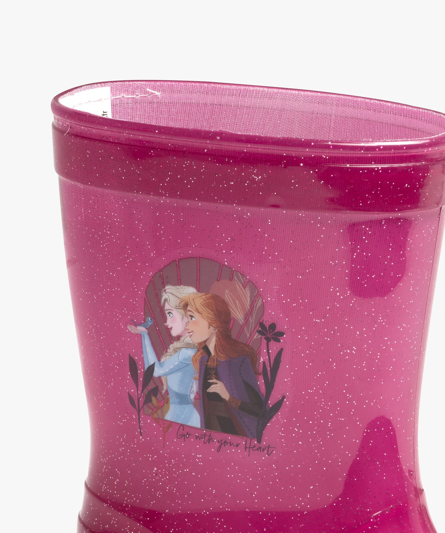 Bottes de pluie fille à paillettes - Reine des neiges violet | GEMO