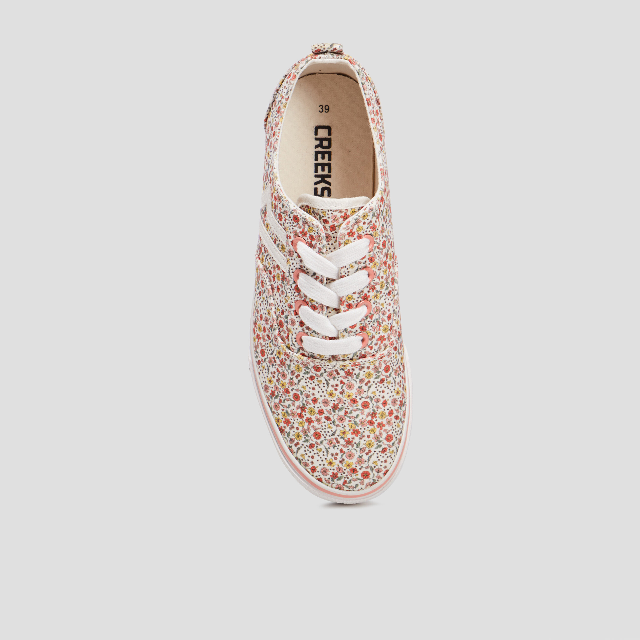 Tennis en toile à lacets Creeks multicolore femme | La Halle