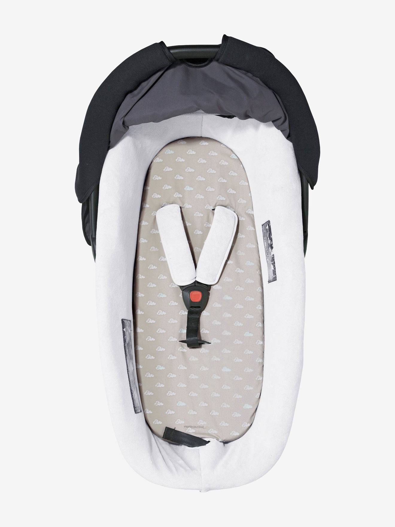 Vertbaudet 2er-Pack Schonbezüge für Babywannen/Kinderwagen Oeko-Tex - farblich sortiert