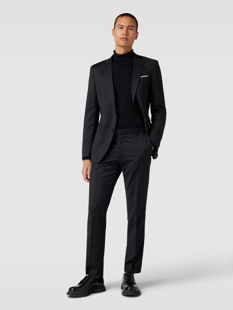 Anzughose im Regular Fit Modell 'Brad' in schwarz