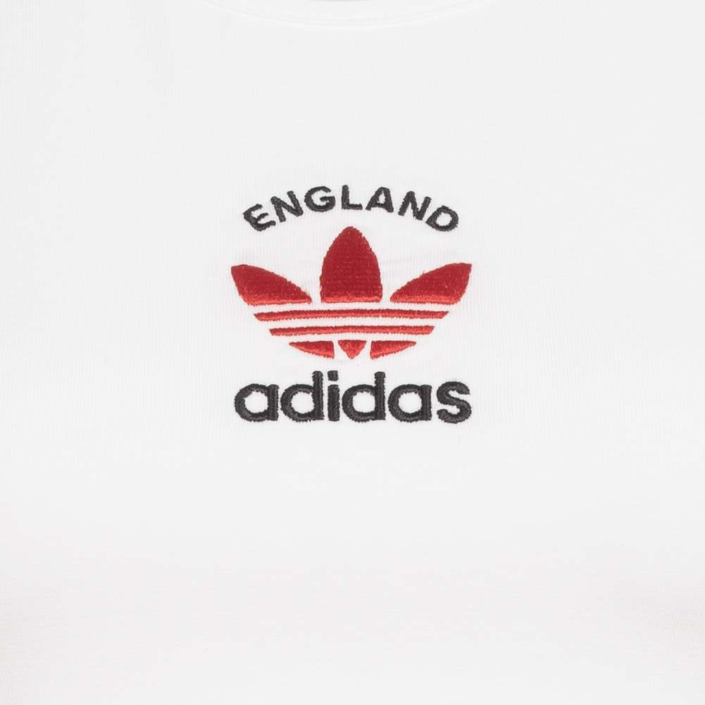 England adidas Originals 3 Stripes Cropped Damen Tank Top GP1918