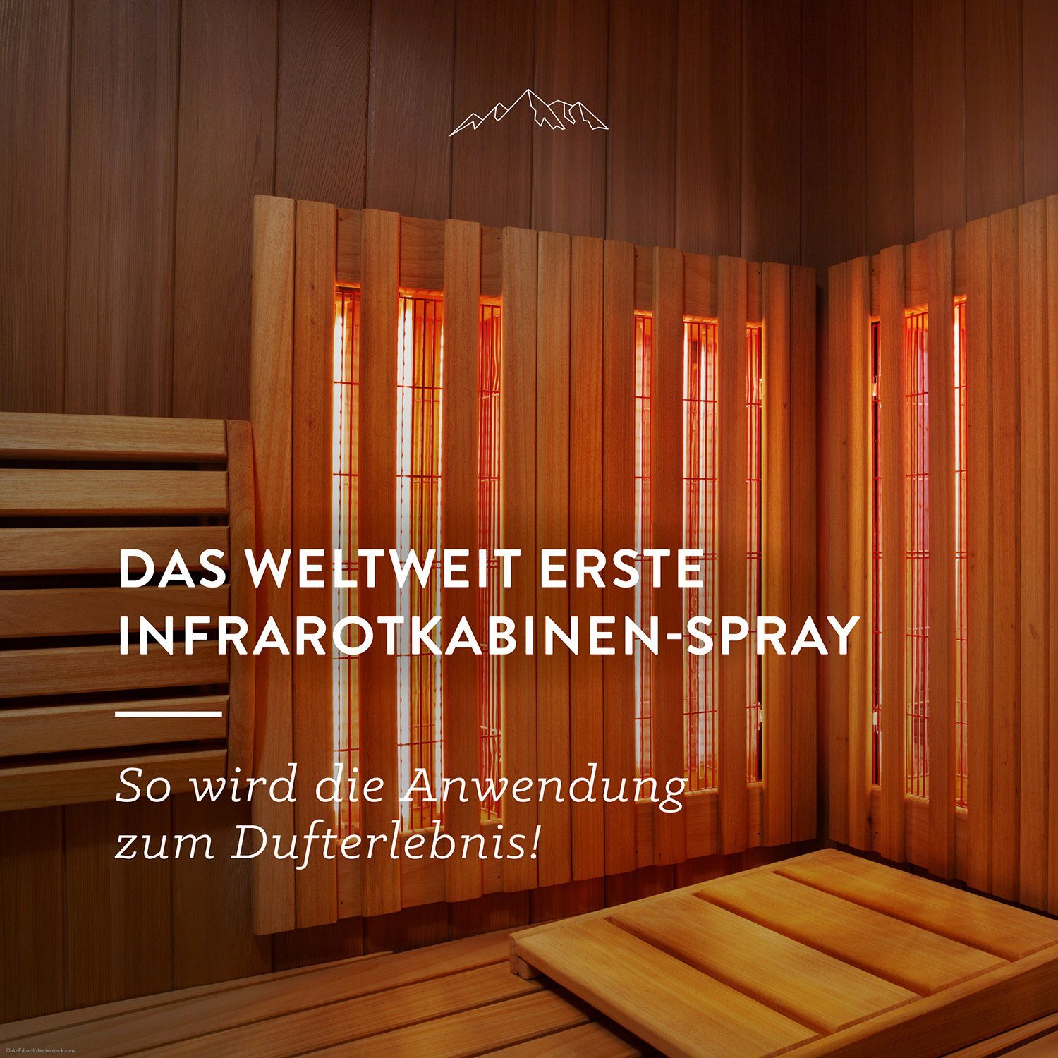 Allgäuquelle Raumduft Bio Infrarotkabinen-Spray Allgäuer Erfrischung Raumduft (1 x 100ml), mit Lemongrass, Orange und Bergamotte