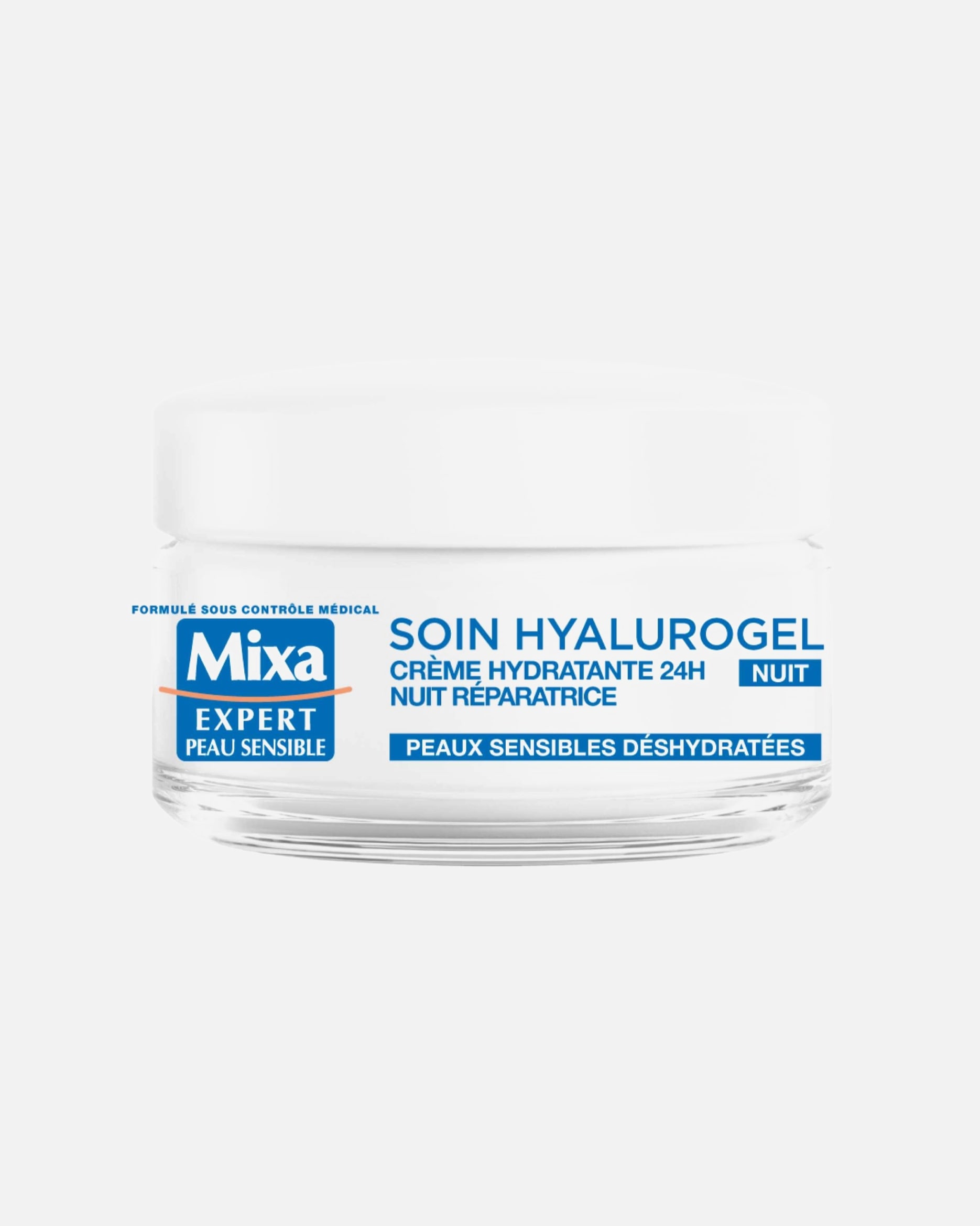 Mixa Hyalurogel éjszakai hidratáló alvásjavító krémmaszk