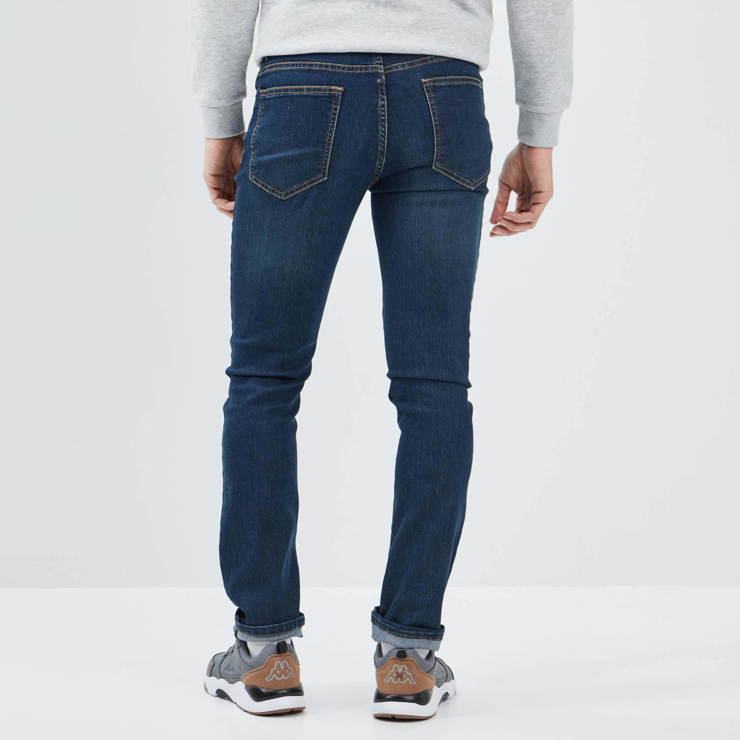 Jeans coupe skinny denim dirty homme | La Halle