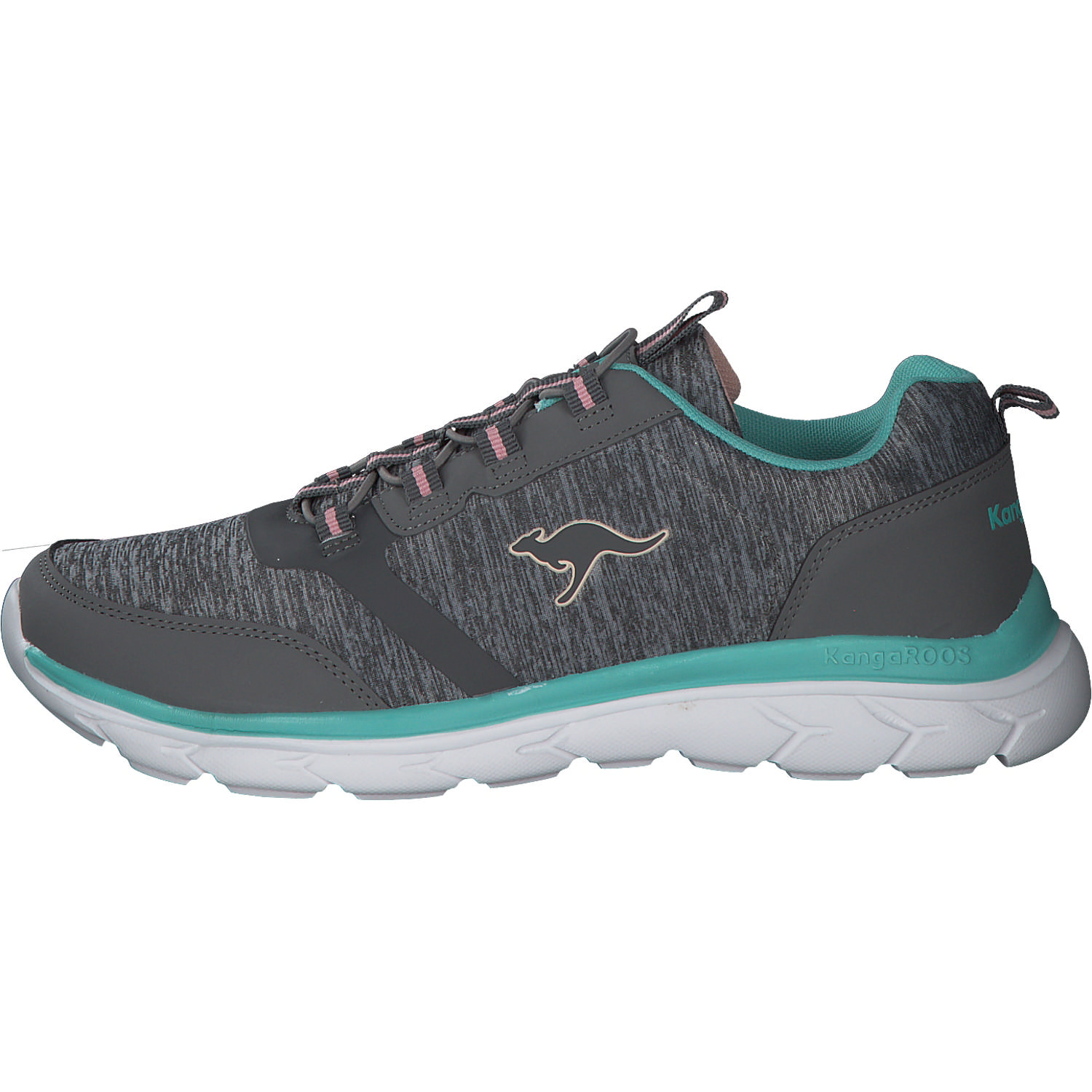 KangaROOS KN-Jessy 39332, Schnürschuhe, Damen, steel grey/ocean