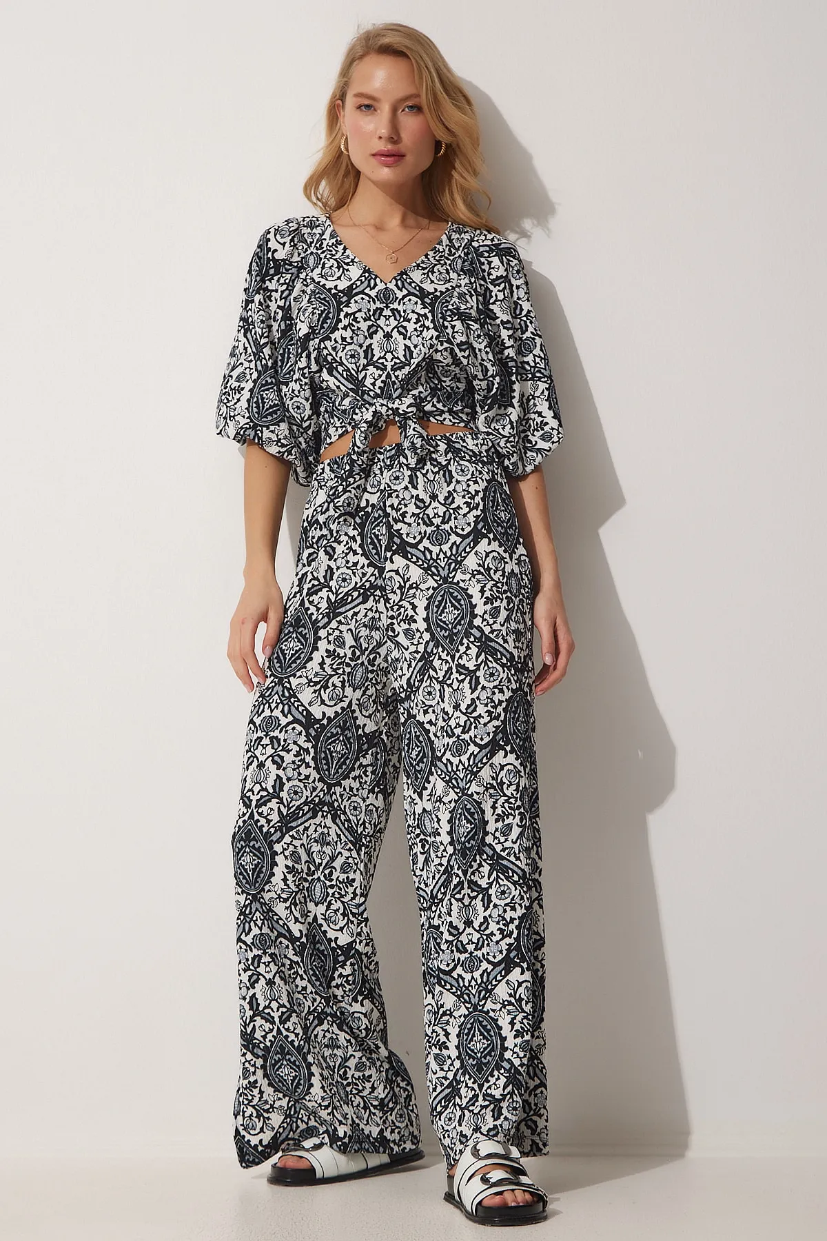 Happiness İstanbul  Zweiteiler - Schwarz - Regular Fit