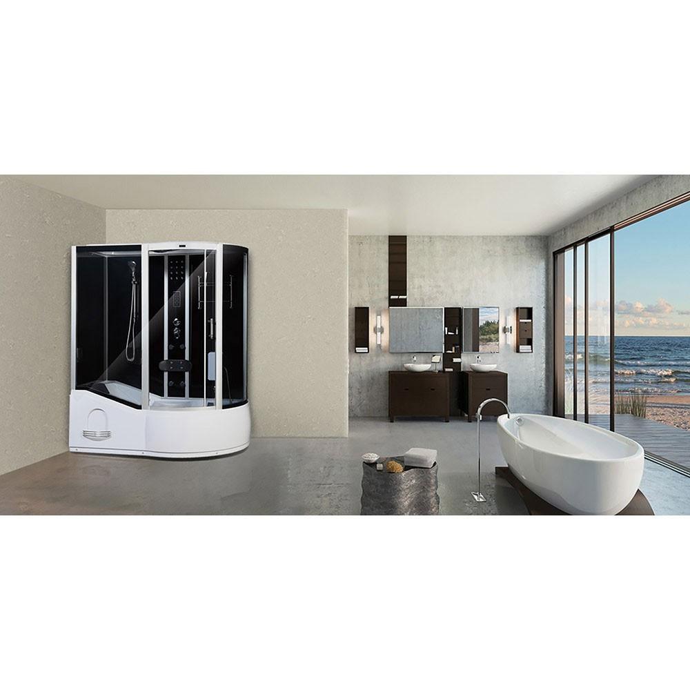 Home Deluxe ALLIN 2in1 schwarz 170x90cm - rechts