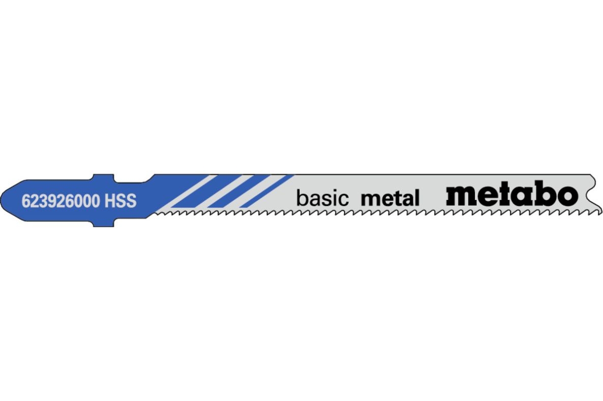 Metabo Zubehör 623926000 Stichsägeblätter (5 Stück) „Classic“ HSS 66/1,1 mm progressive