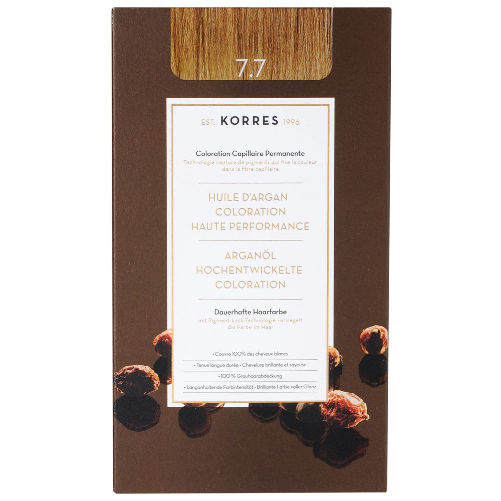 Korres Argan Oil Hair Colorant 7.7 Moccha