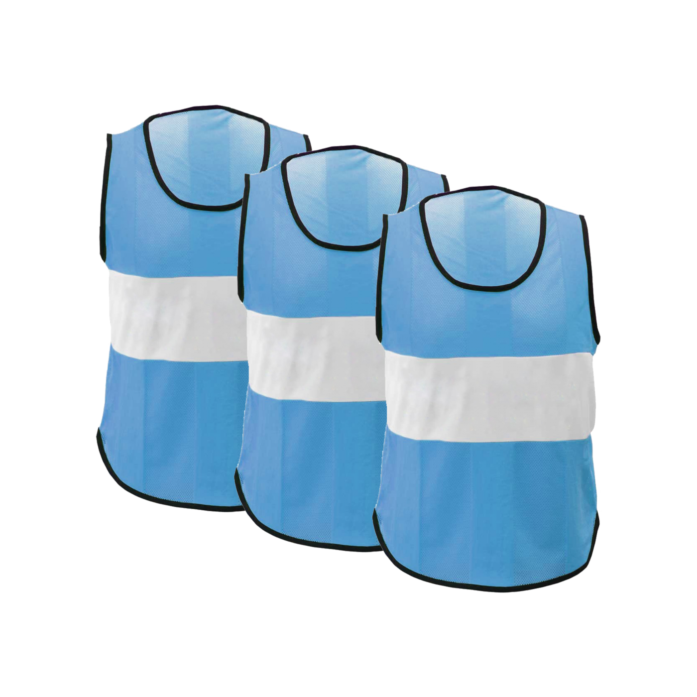Cawila Trainingsleibchen TEAM 3er Set Skyblue