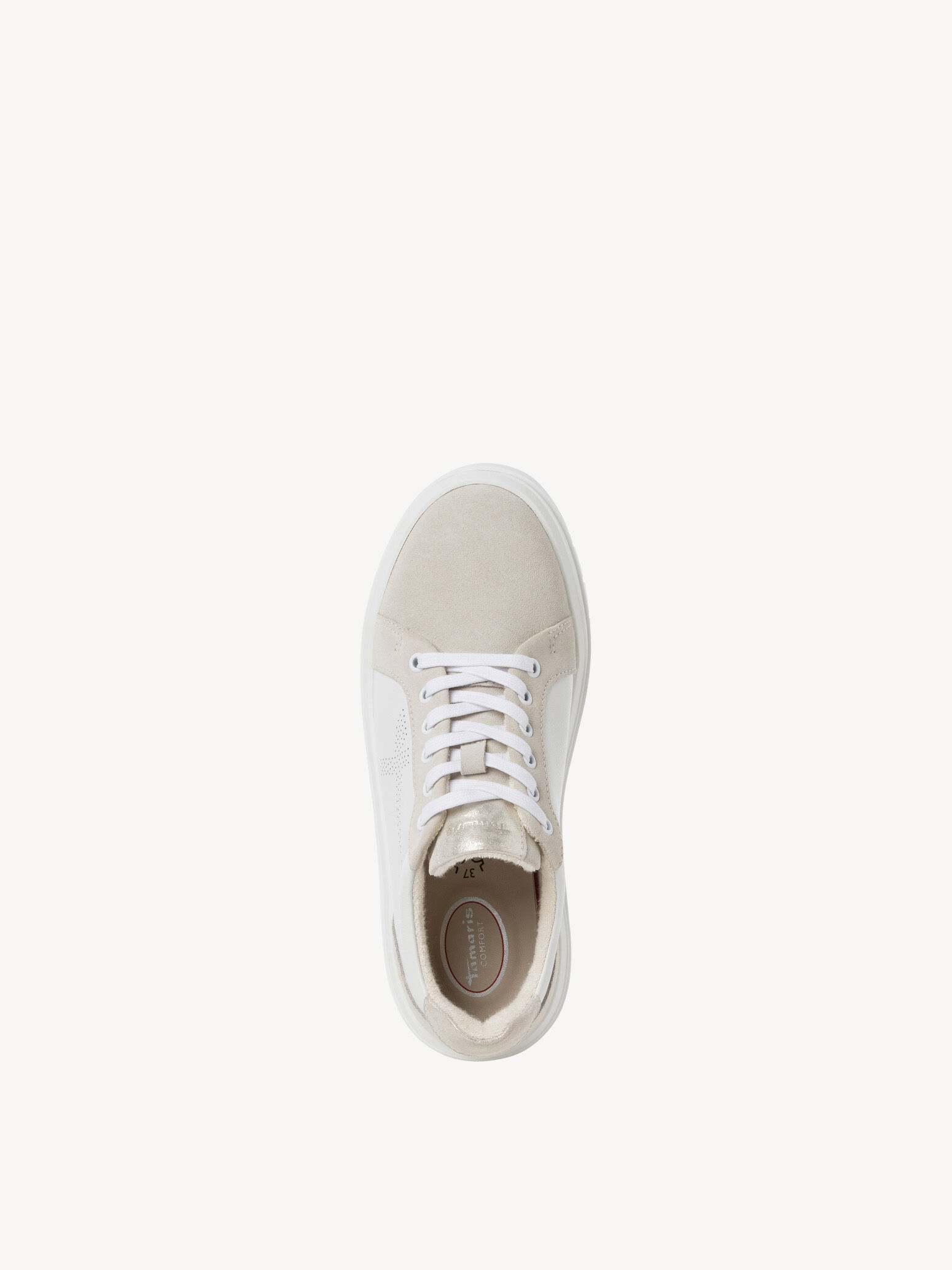 Basket en cuir - blanc