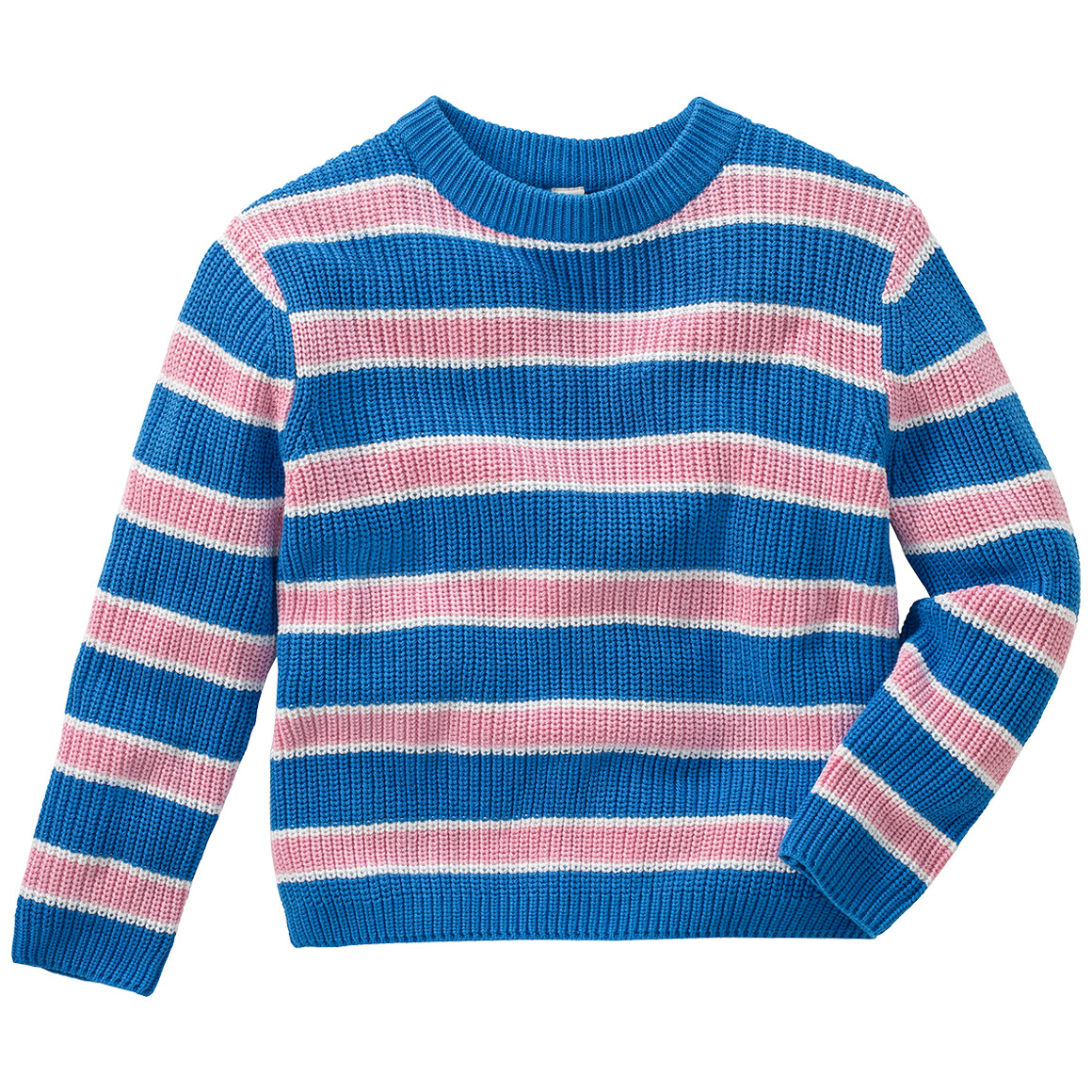Mädchen Strickpullover mit Streifen