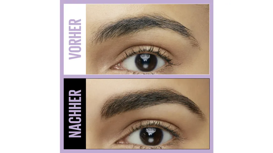 MAYBELLINE NEW YORK Express Brow Fast Sculpt Augenbrauenmascara Medium Brown - 04