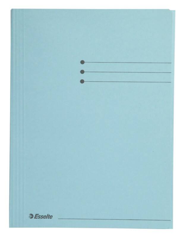 Esselte Manilla Jurismappe 1033302 DIN A4 Blau Recycelter Karton 250 Blatt 24 x 31,8 x 2 cm 50 Stück