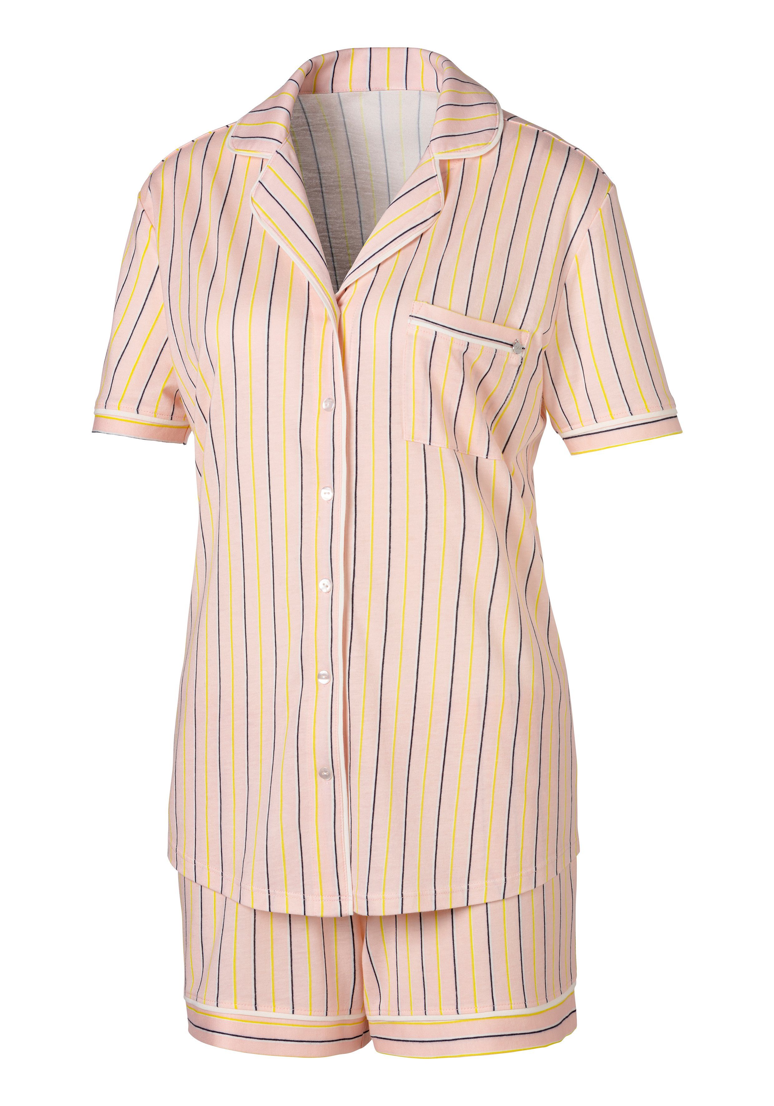 s.Oliver Shorty (2 tlg) mit Knopfleiste und Brusttasche