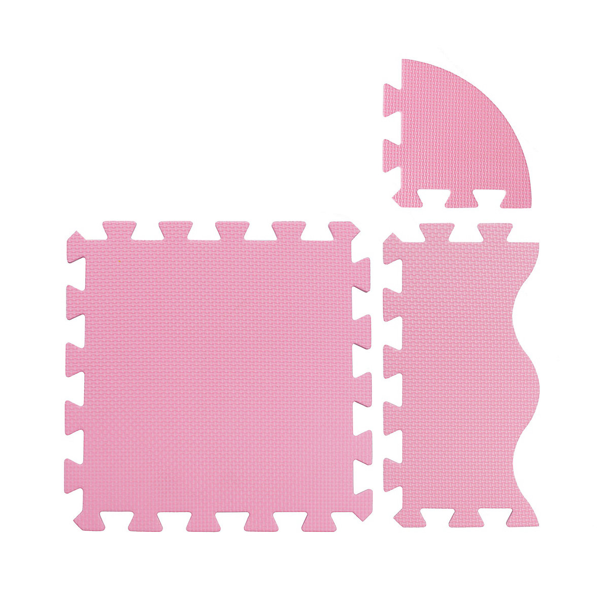 25-teilige Puzzlematte mit Rand